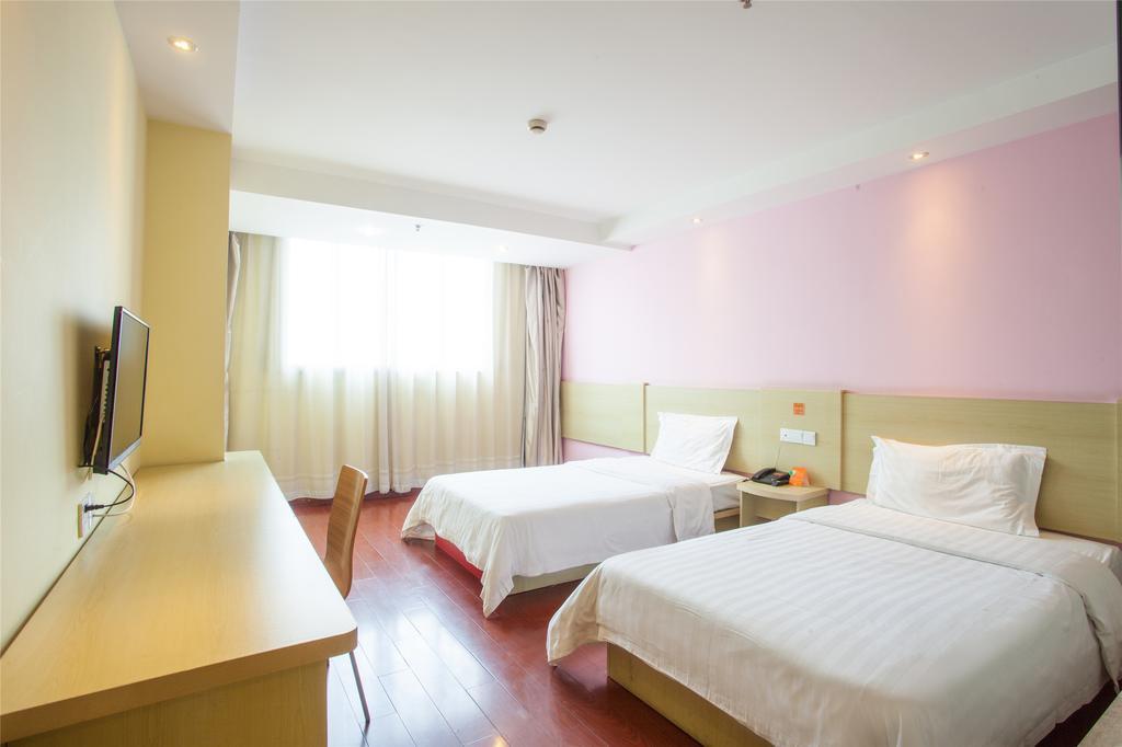 7Days Inn Premium Guangzhou Tianhe West Tiyu Road Subway Station Szoba fotó